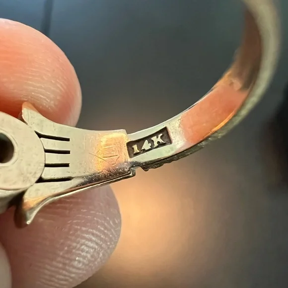 Victorian 14K Rose Gold Ring - Picture 4 of 8